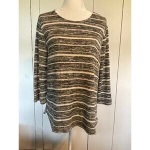 Chico Size 2 (Large) Women's Crew Neck Tunic Sweater‎